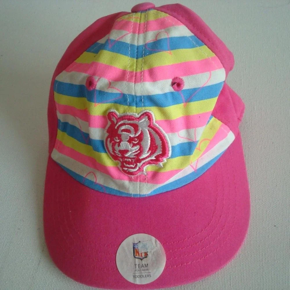 CHICAGO BEARS PINK KIDS GIRLS HAT CAP VINTAGE 00S Y2K M1